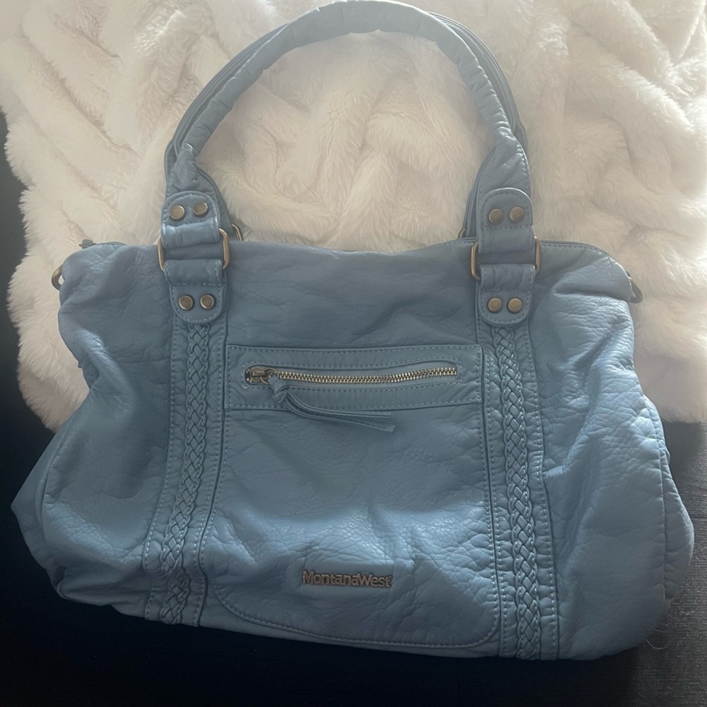 Montana West Blue Handbag